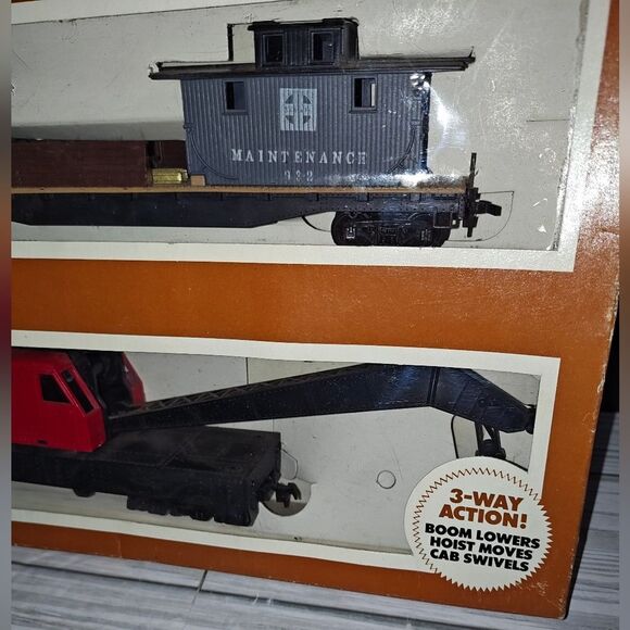 Tyco #932 HO Scale Operating Crane Car With Boom Tender Collectible Train Cars - Picture 5 of 9